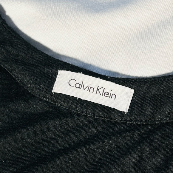 Calvin Klein Sleeveless Black Halter Dress - Picture 3 of 4